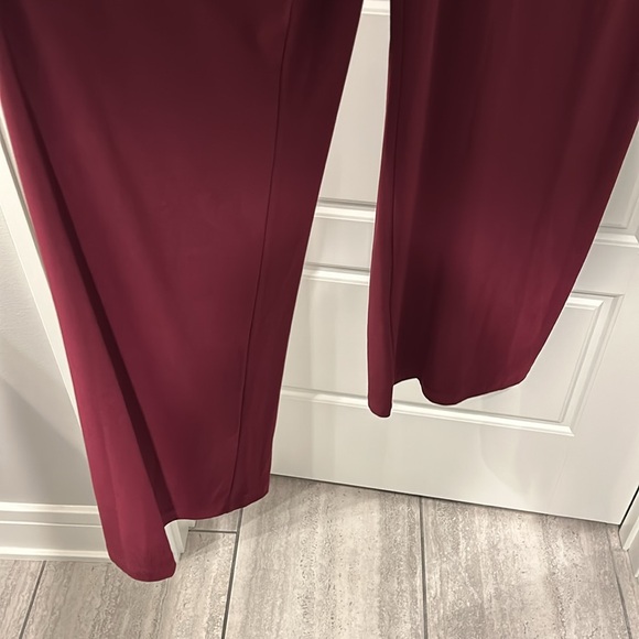 NWT Asymmetrical Cold Shoulder Cape Jumpsuit - Picture 4 of 9